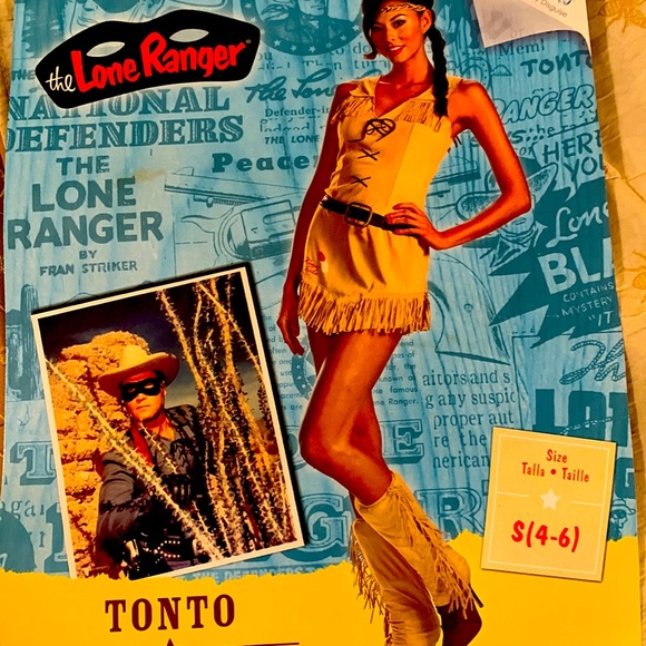 Halloween Costume Women’s Tonto -Indian Costume - Picture 1 of 2